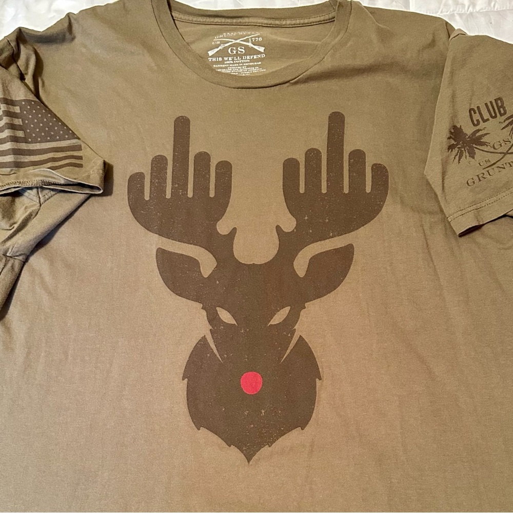 Club Grunt Style Rudolph Christmas Shirt